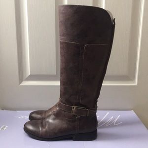 Marc Fisher dark brown riding boots
